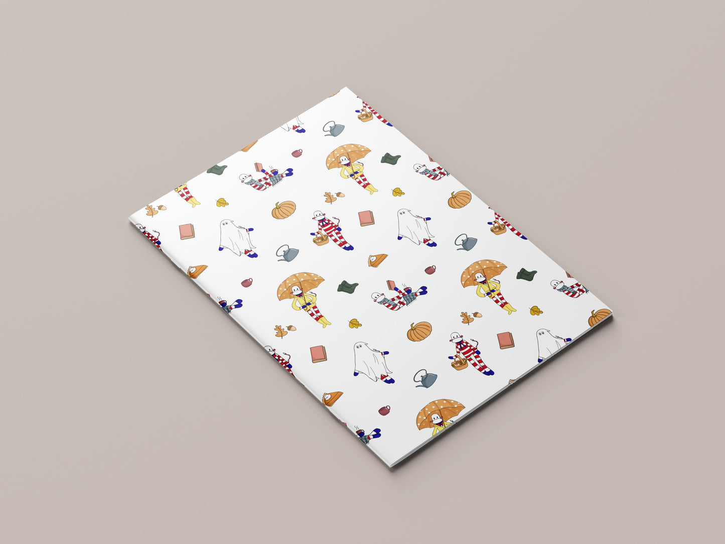 notebook carnet aux couleurs de l'automne