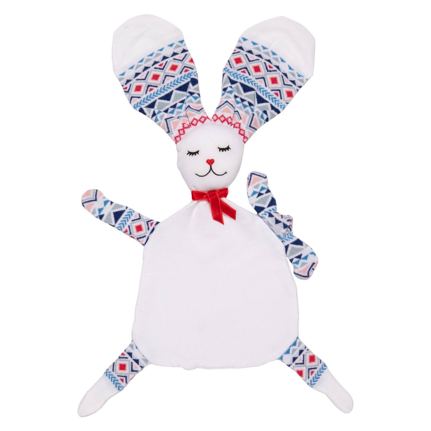 doudou lapin modèle jeannette vue de face