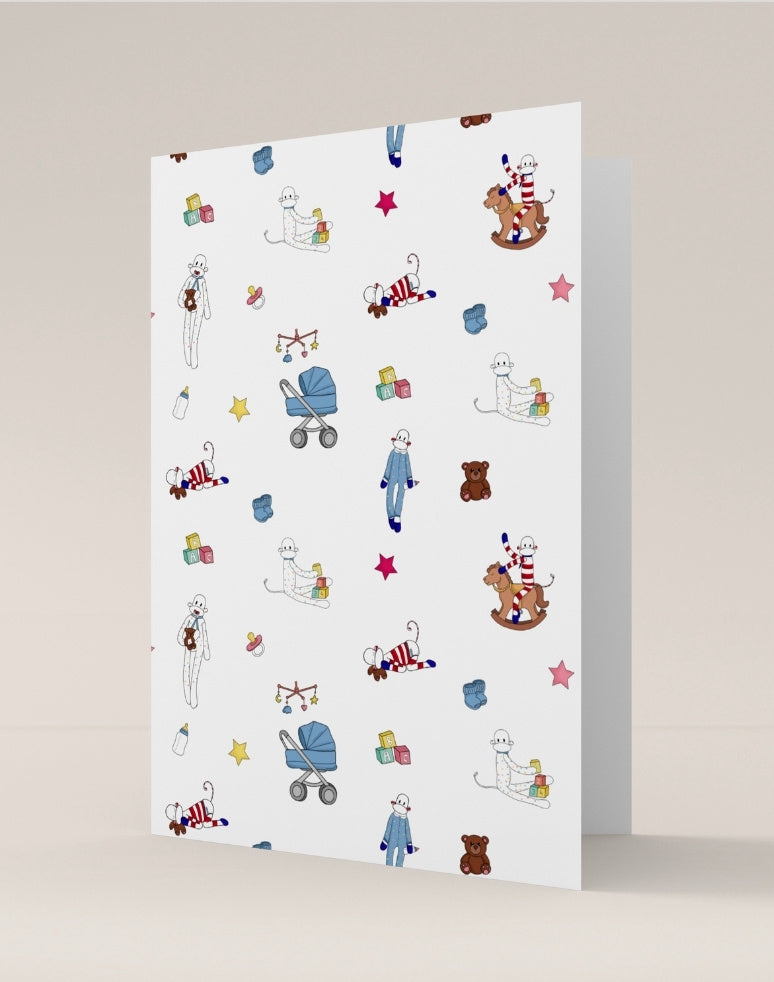carte naissance doudous monsieur chaussette
