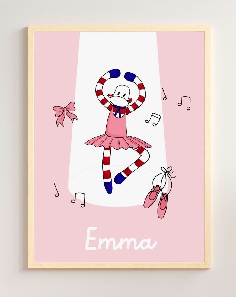 Poster personalizzabile - BALLERINA
