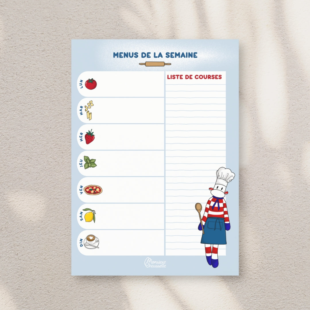 Menus de la semaine