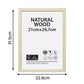 cadre bois naturel fsc 21x29,7cm