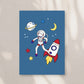 Carte double - Astronaute